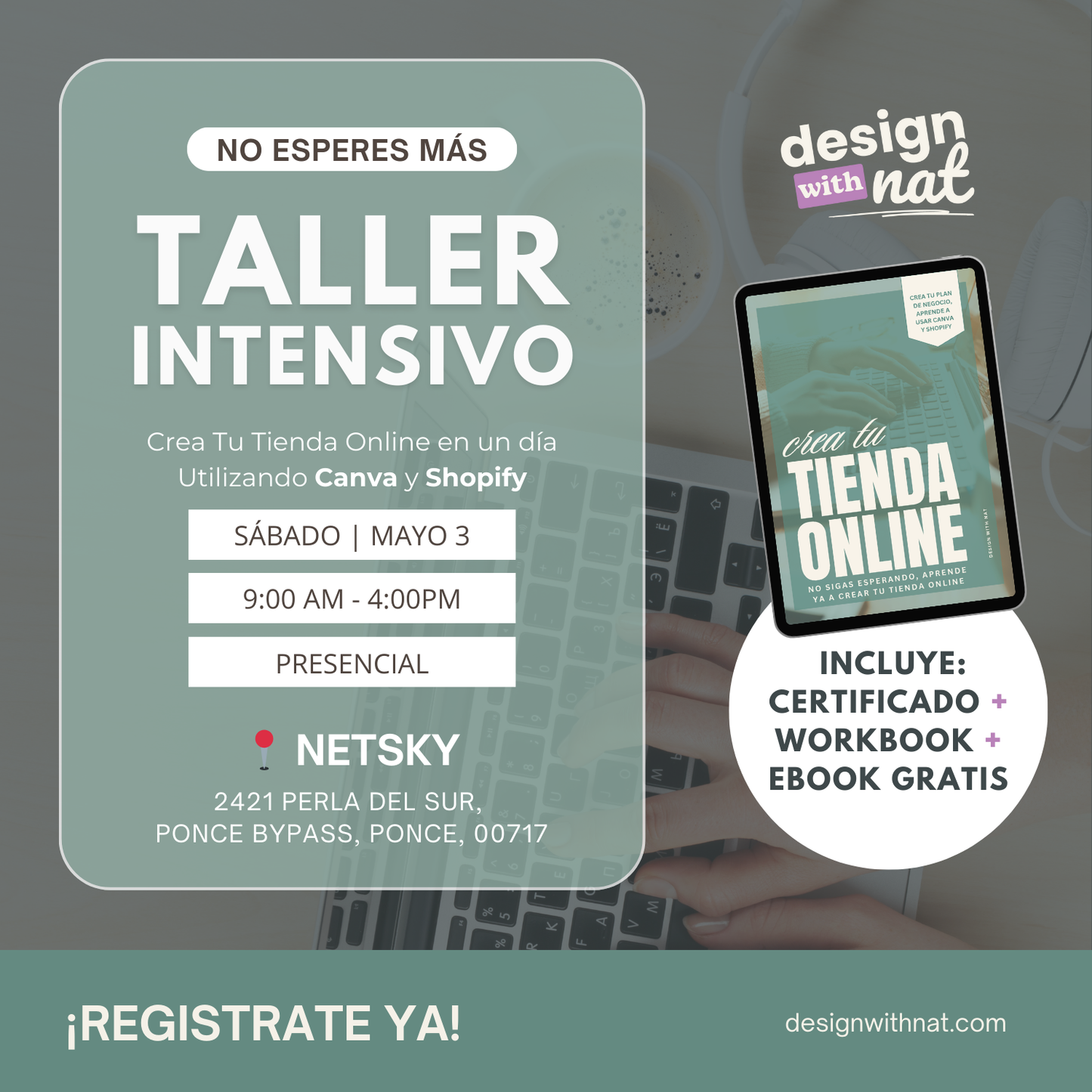 TALLER INTENSIVO: Crea Tu Tienda Online en un día