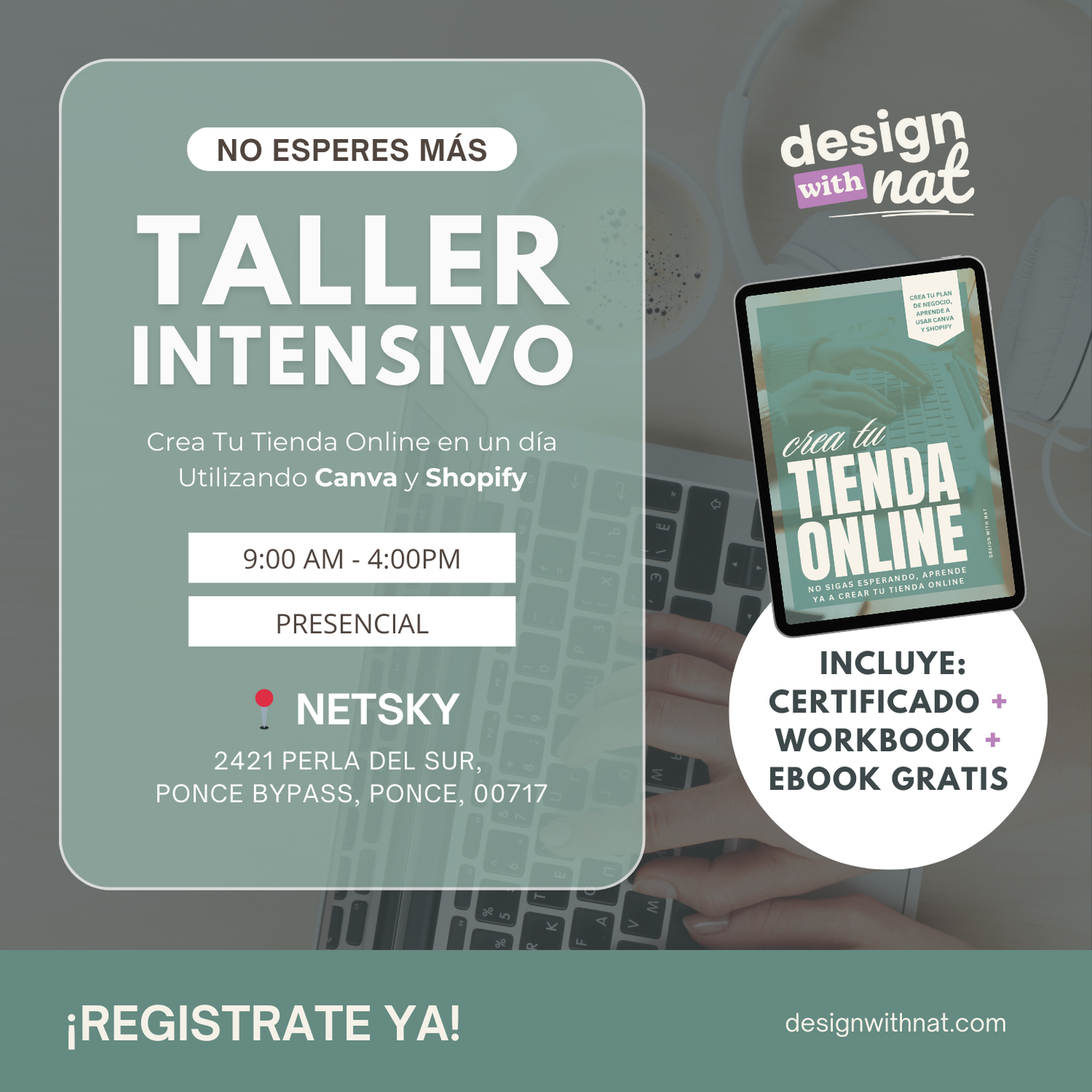 TALLER INTENSIVO: Crea Tu Tienda Online en un día